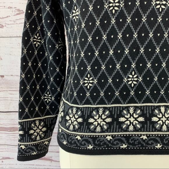 Talbots vintage Scandinavian cardigan metal hooks - Picture 11 of 16